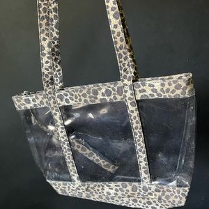 Clear cheetah Tote Bag